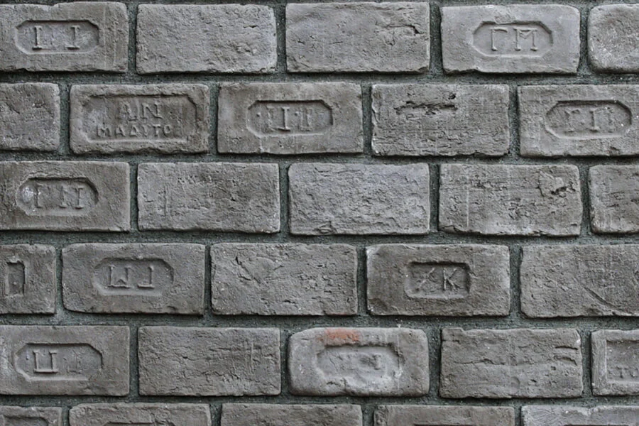 Antique Dekoratif Tuğla — Gri renk varyantı