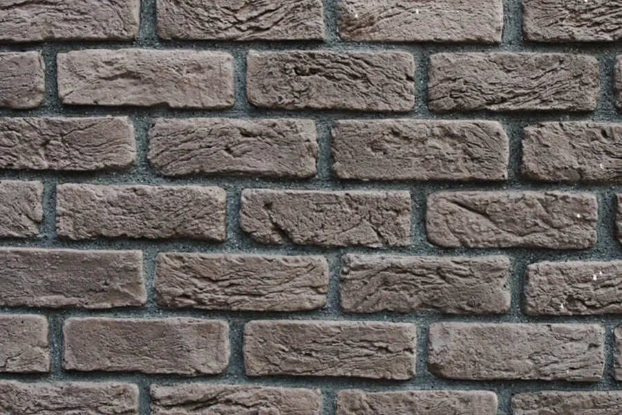 Thin Old Brick Dekoratif Tuğla — Gri renk varyantı