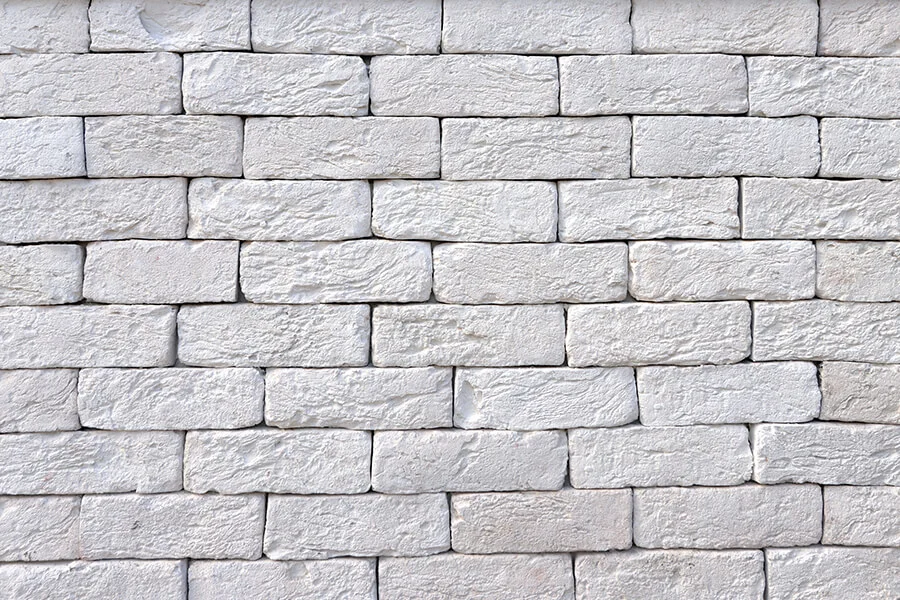 Thin Old Brick Dekoratif Tuğla — Beyaz renk varyantı